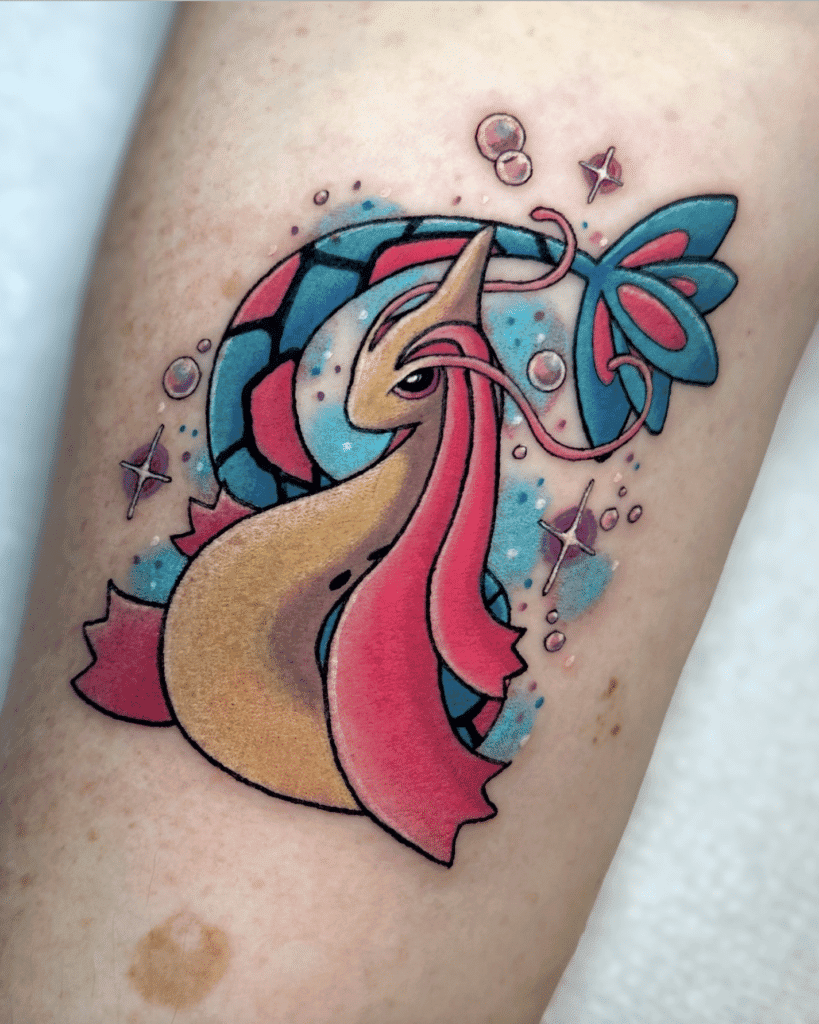 Milotic Hoenn Pokémon Tattoo