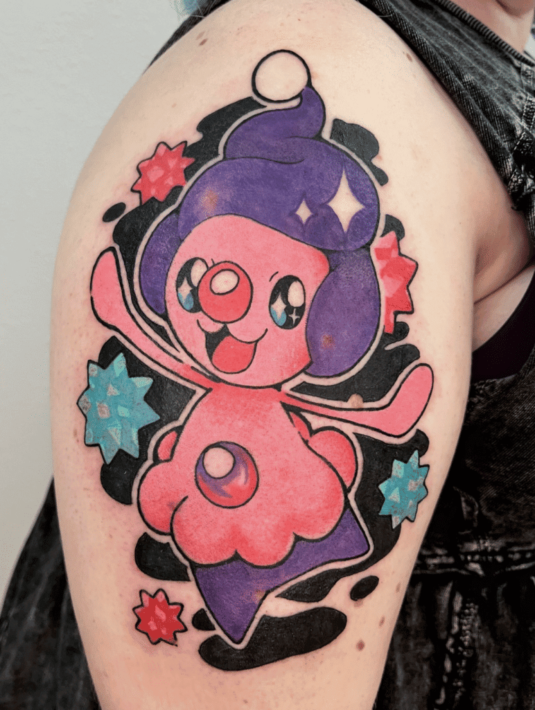 Mime Jr. Sinnoh Pokémon Tattoo