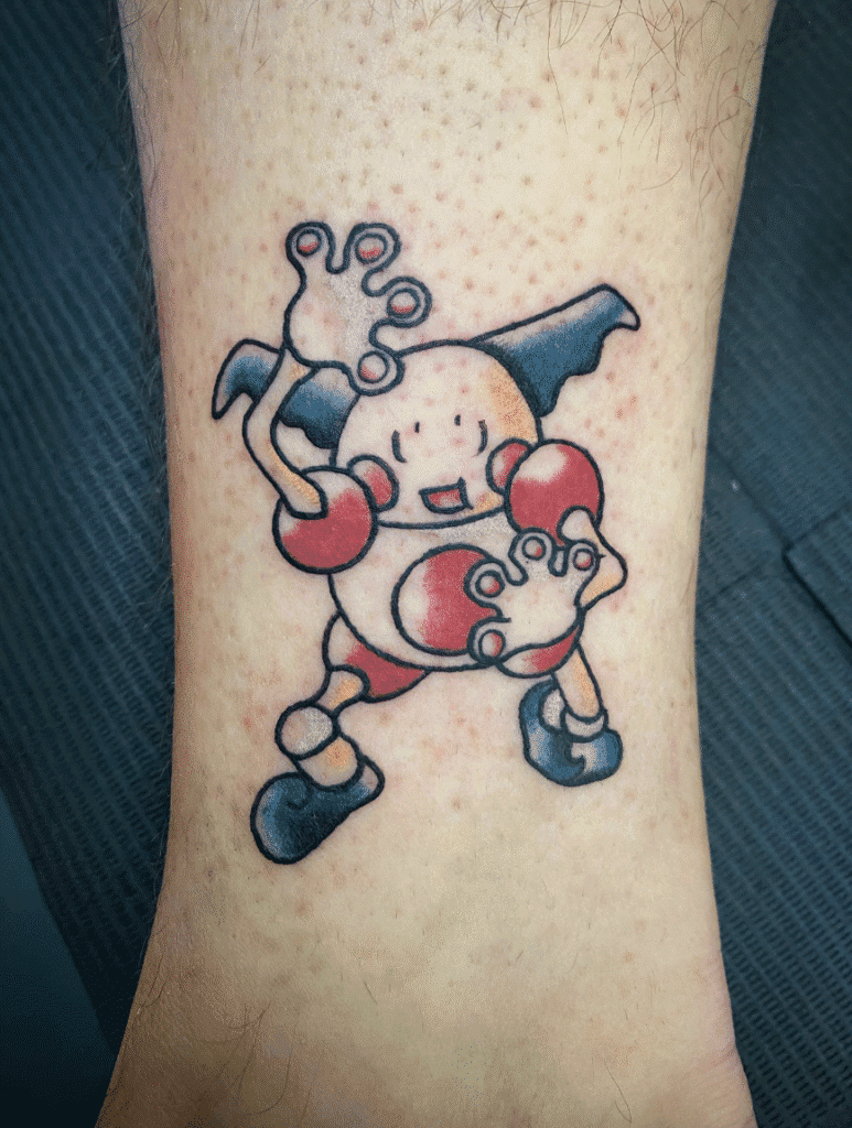 Mr.Mime Classic Johto Pokémon Tattoo