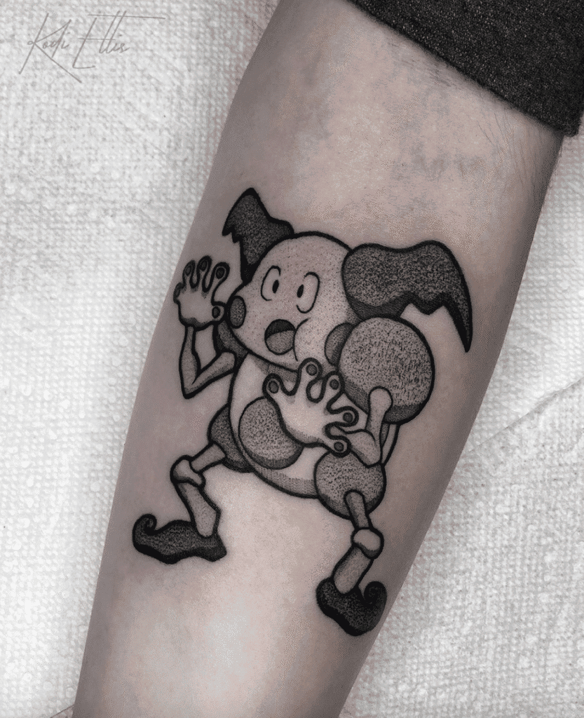 Mr.Mime Johto Pokémon Tattoo
