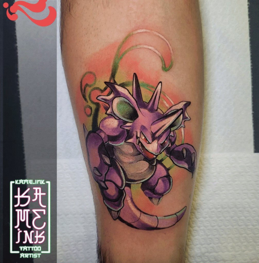 Nidoking Johto Pokémon Tattoo