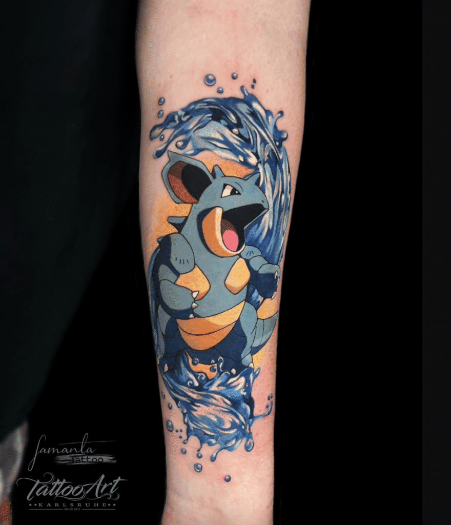 Nidoqueen Johto Pokémon Tattoo