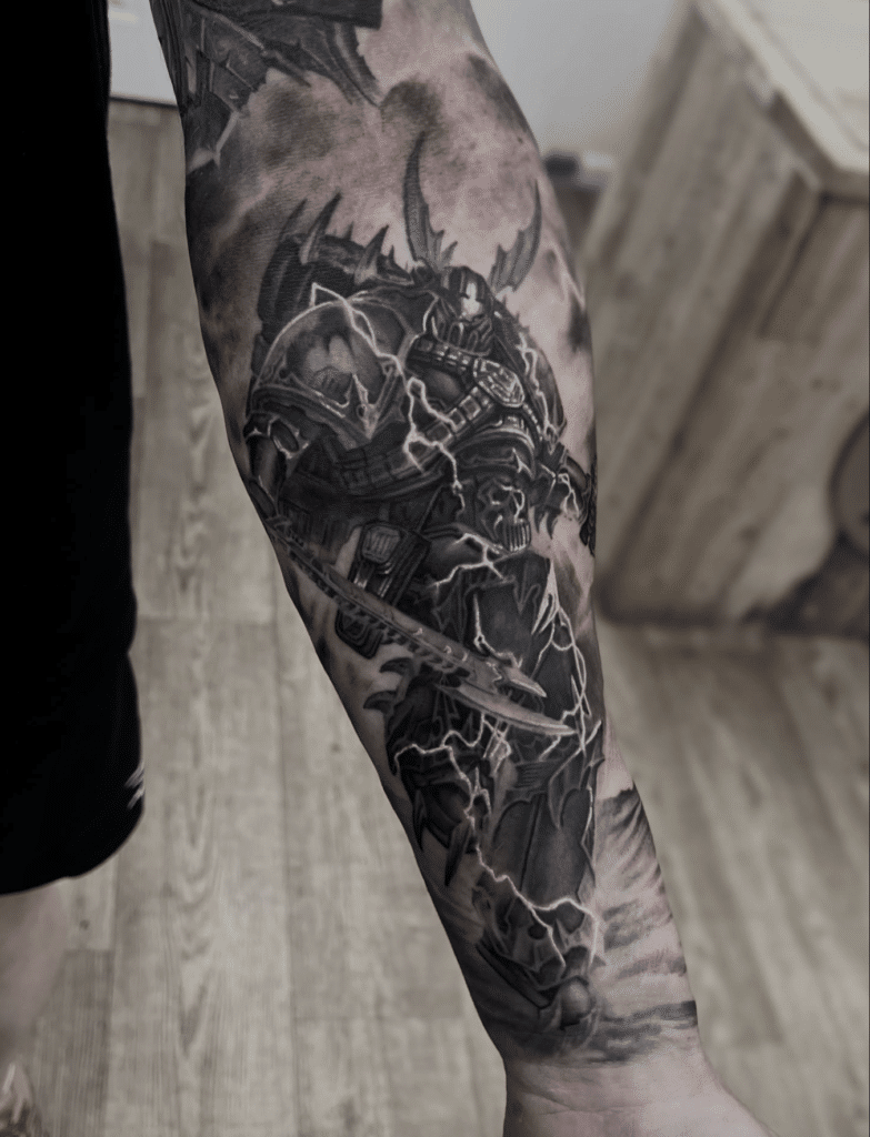 Nightlord Dark Warhammer 40k Tattoo