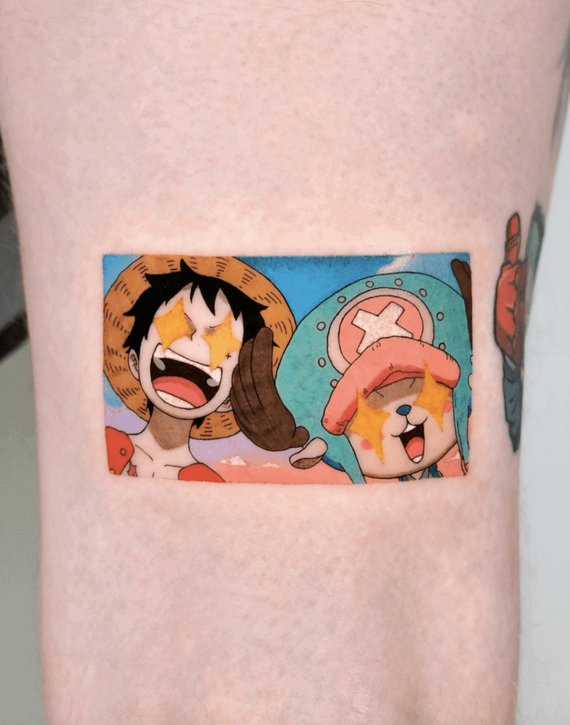 One Piece Anime Tattoo