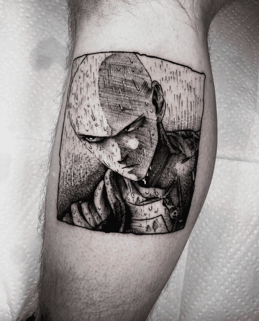 One Punch Man Anime Tattoo