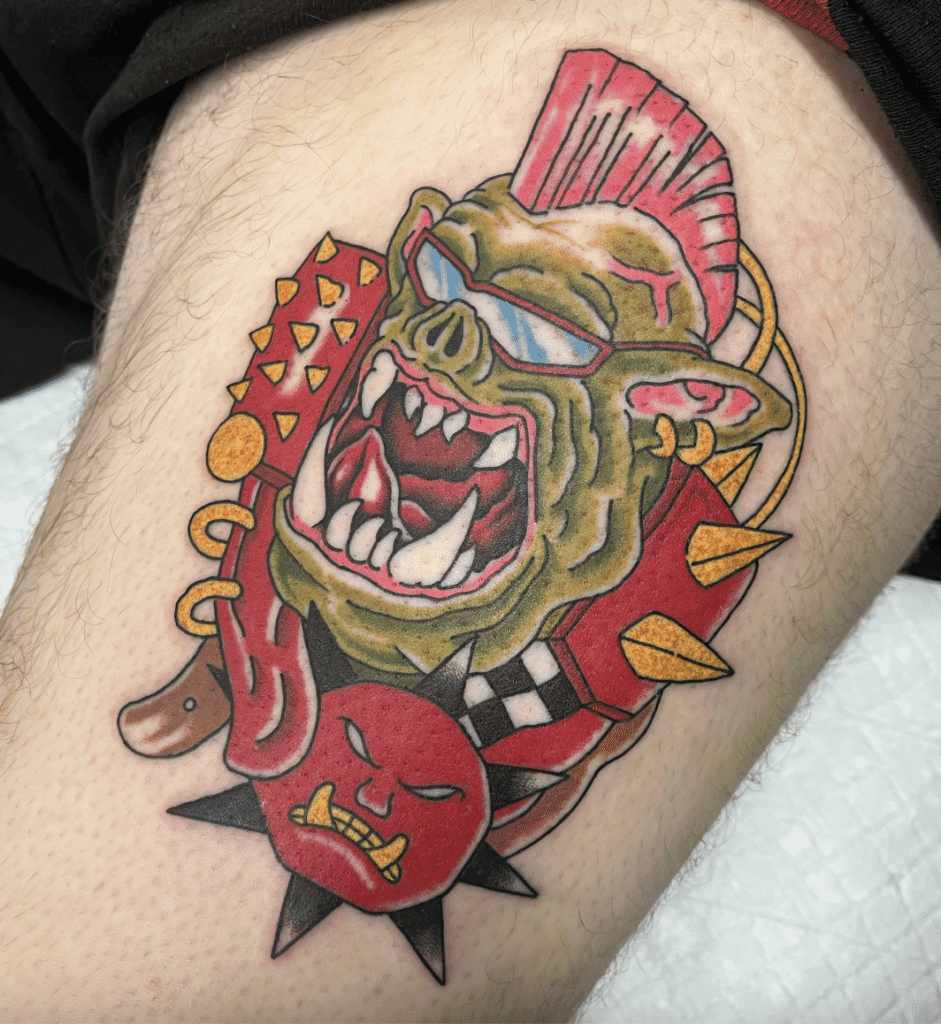 Orks Warhammer Sun Glasses Tattoo Warhammer 40k Tattoo