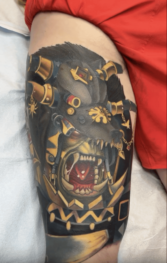 Orks Warhammer Tattoo Warhammer 40k Tattoo