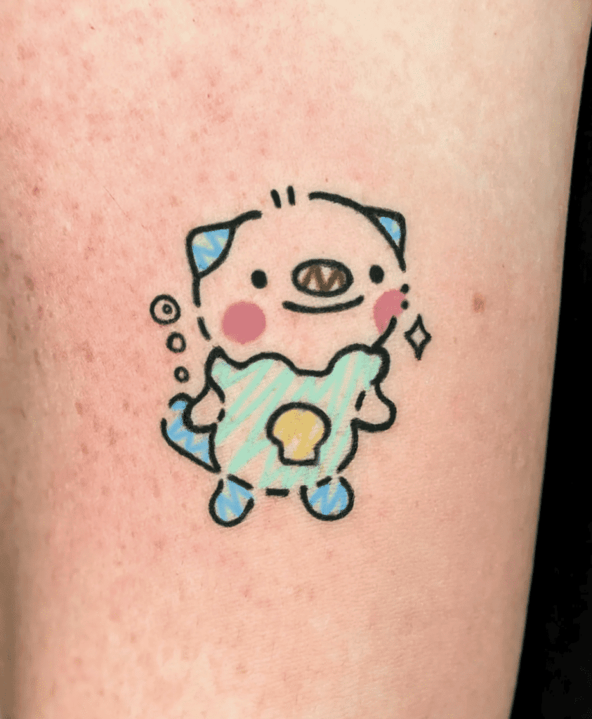 Oshawott Sketch Unova Pokémon Tattoo