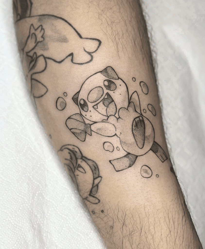 Oshawott Unova Pokémon Tattoo