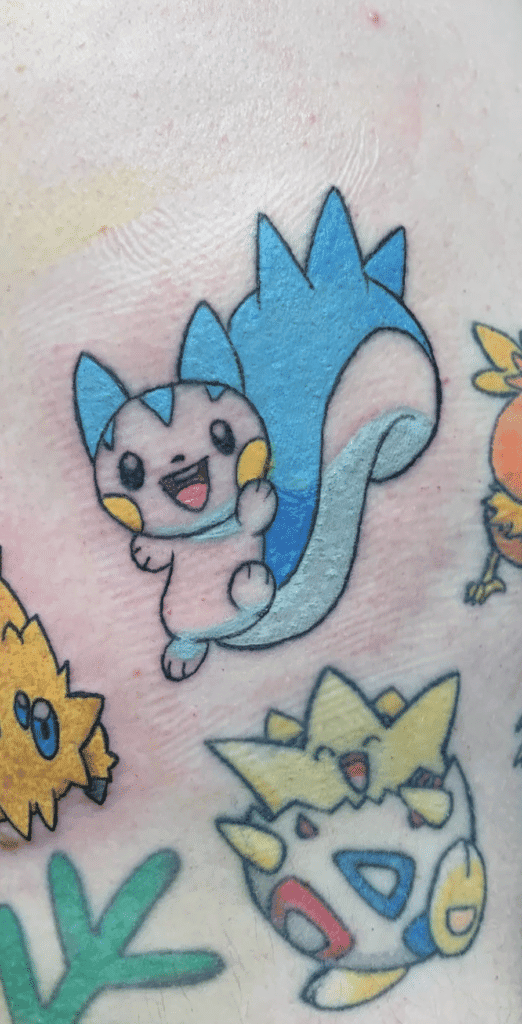 Pachirisu Sinnoh Pokémon Tattoo