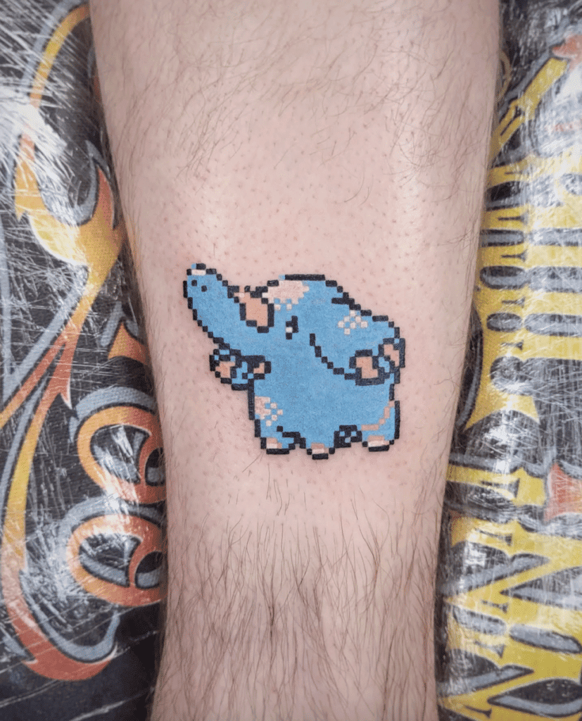 Phanpy Sprite Johto Pokémon Tattoo