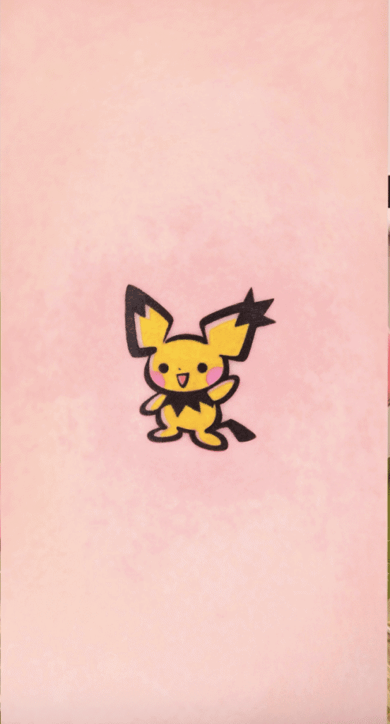 Pichu Cute Johto Pokémon Tattoo