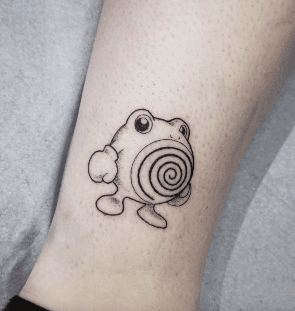 Poilwhirl Johto Pokémon Tattoo