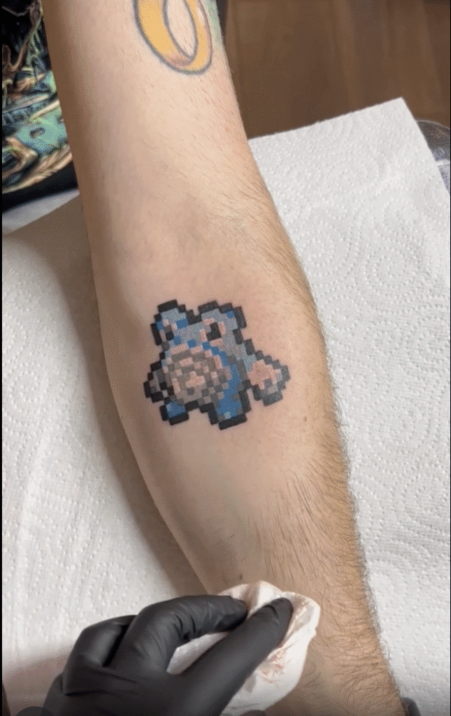 Poilwhirl Sprite Johto Pokémon Tattoo