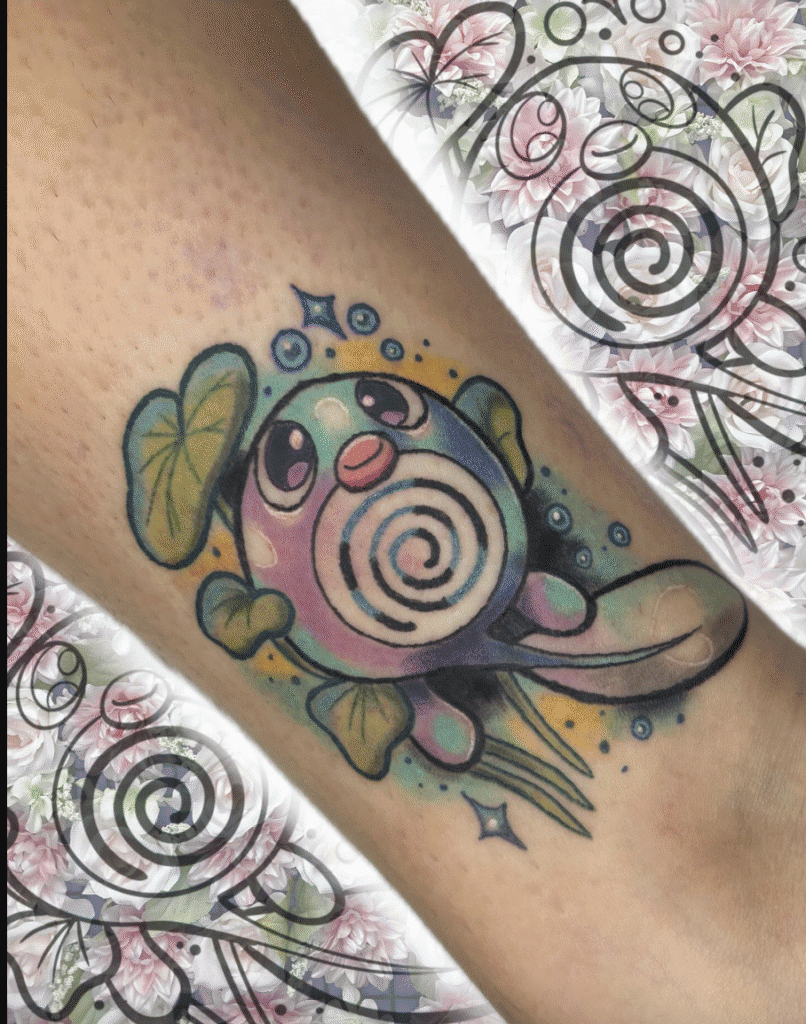 Poliwag Johto Pokémon Tattoo