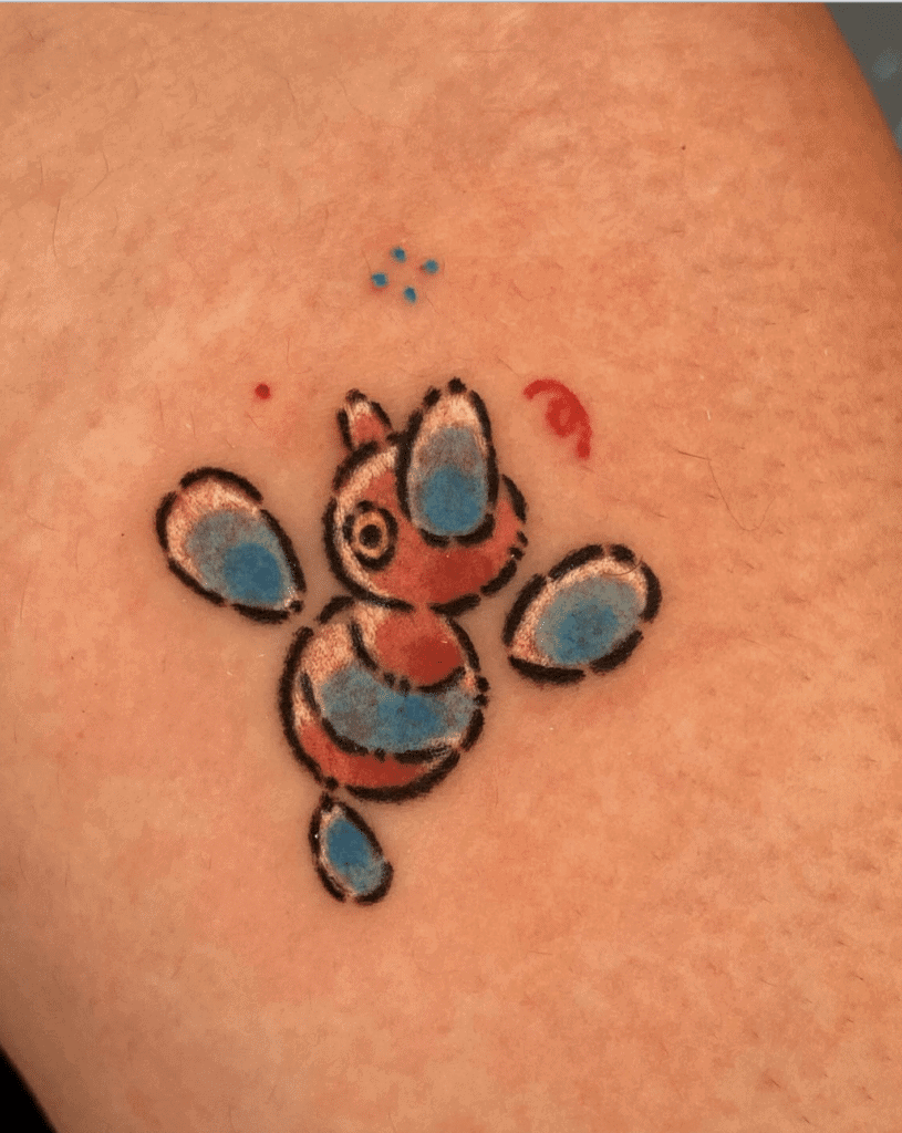 Porygon-Z Cute Sinnoh Pokémon Tattoo