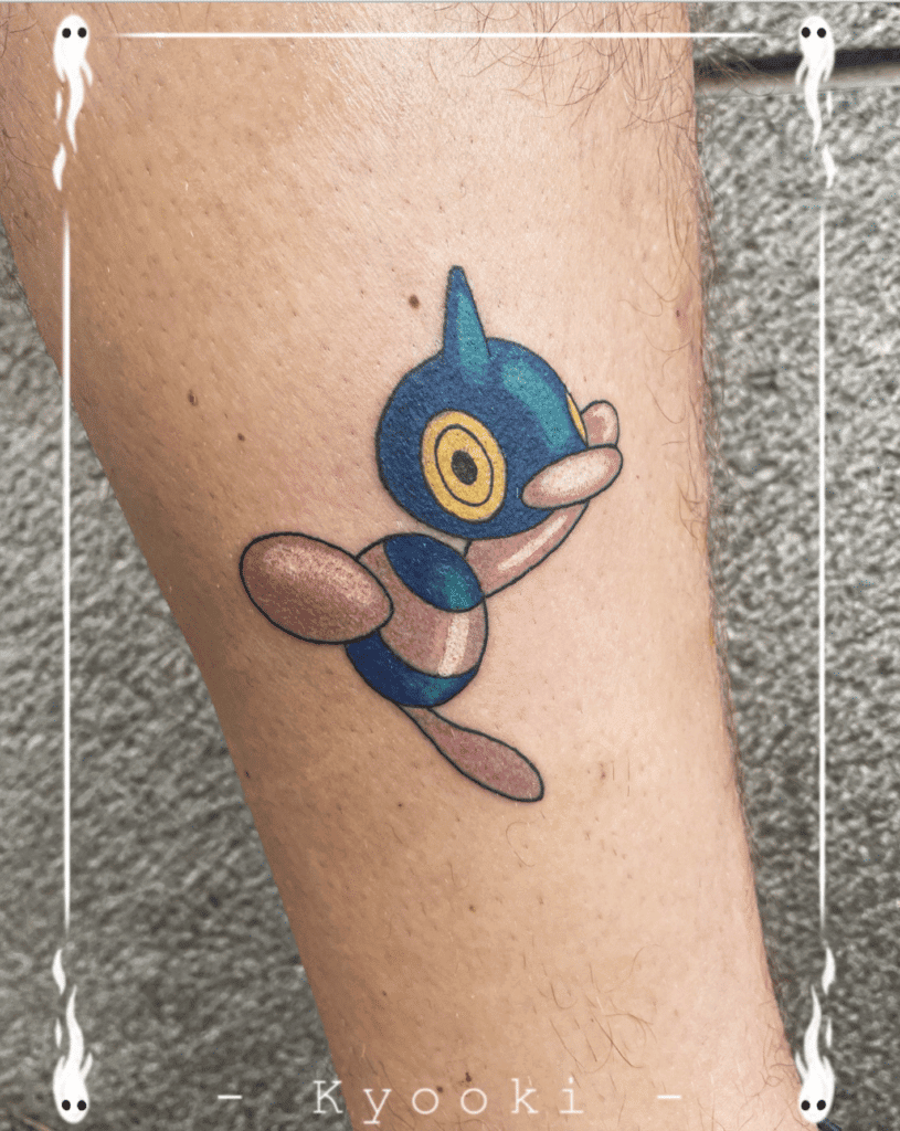 Porygon-Z Shiny Sinnoh Pokémon Tattoo