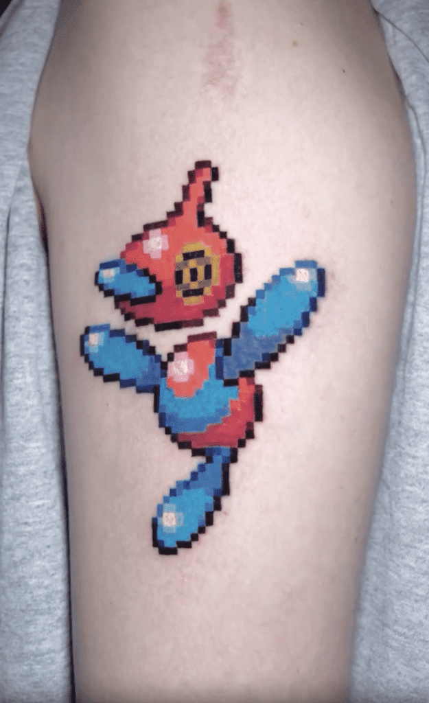 Porygon-Z Sinnoh Pokémon Tattoo