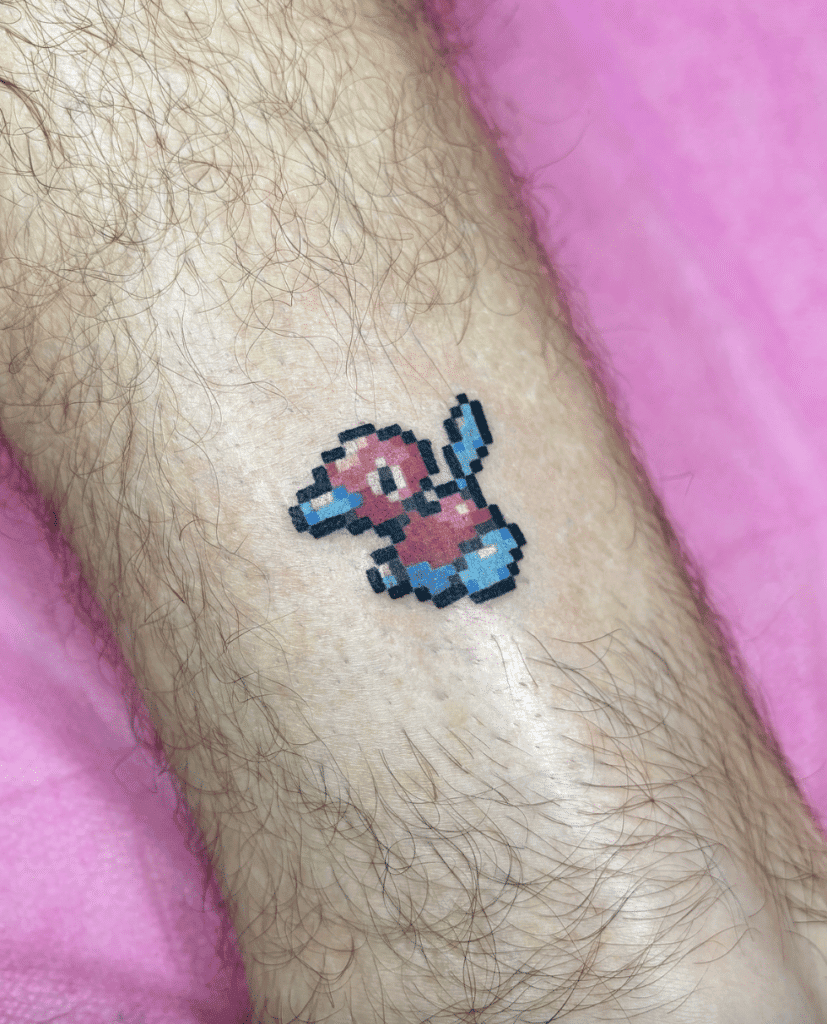 Porygon2 Sprite Johto Pokémon Tattoo