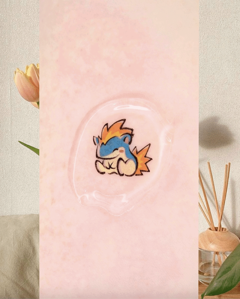 Quilava Cute Johto Pokémon Tattoo