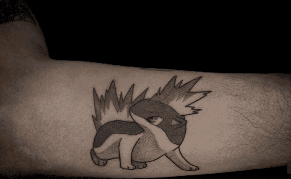 Quilava Johto Pokémon Tattoo