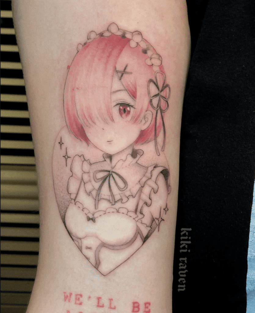 Ram Happy Re Zero Tattoo