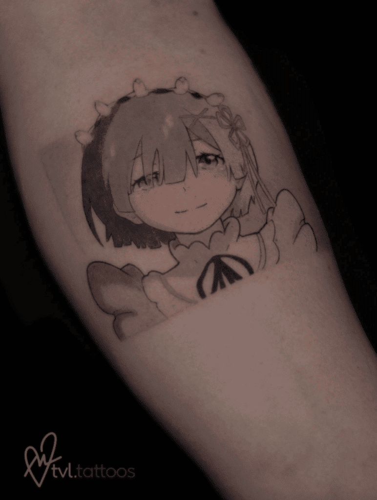 Re Zero Rem Anime Tattoo