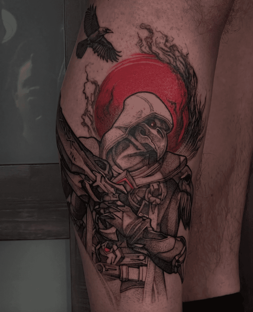 Reaper Crow Overwatch Tattoo