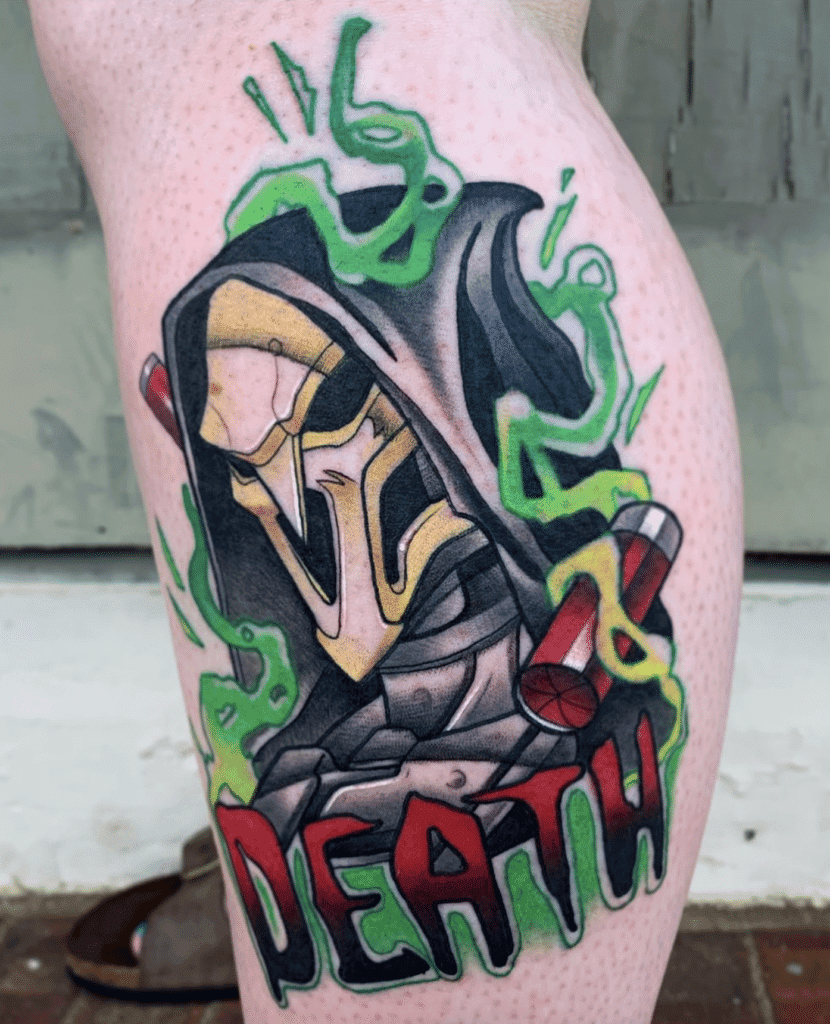Reaper Death Overwatch Tattoo