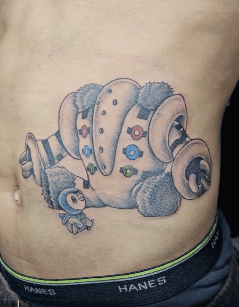 Regigigas Sinnoh Pokémon Tattoo