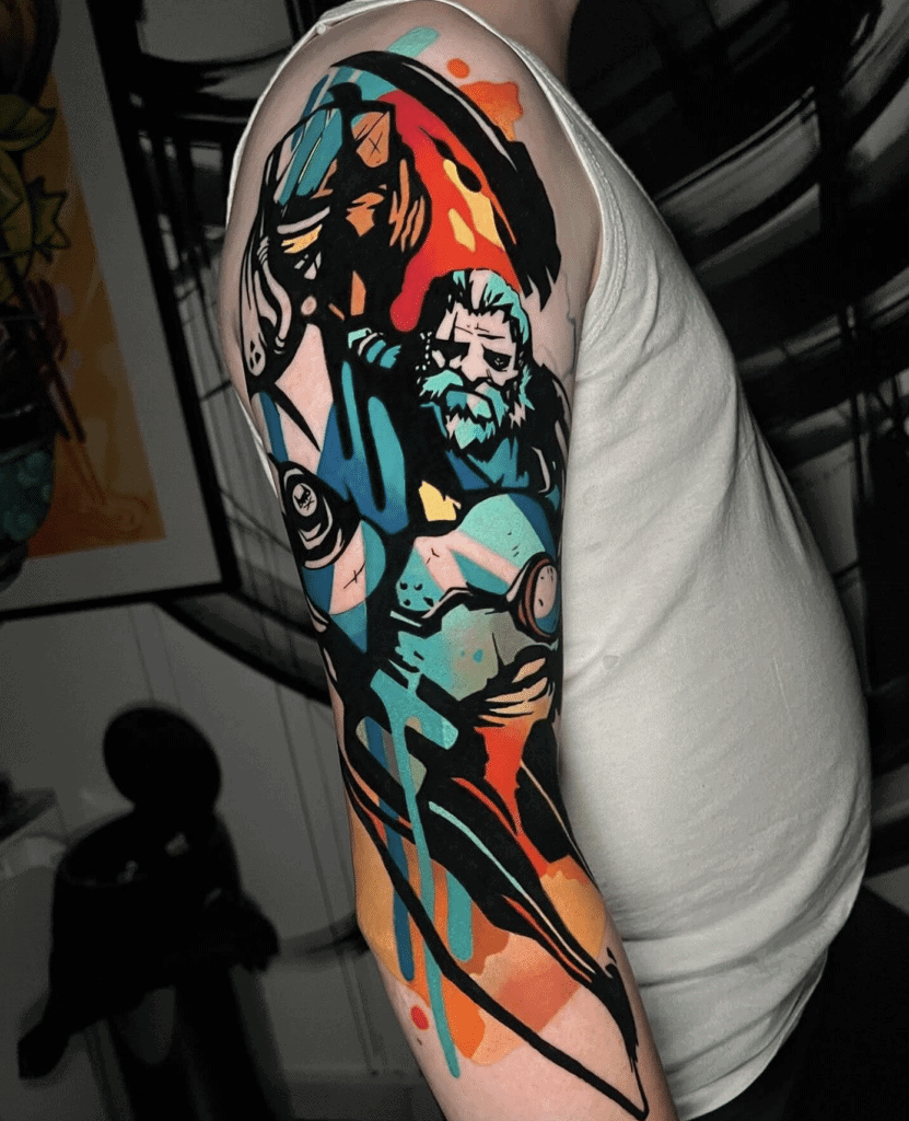 Reinhardt Style Overwatch Tattoo