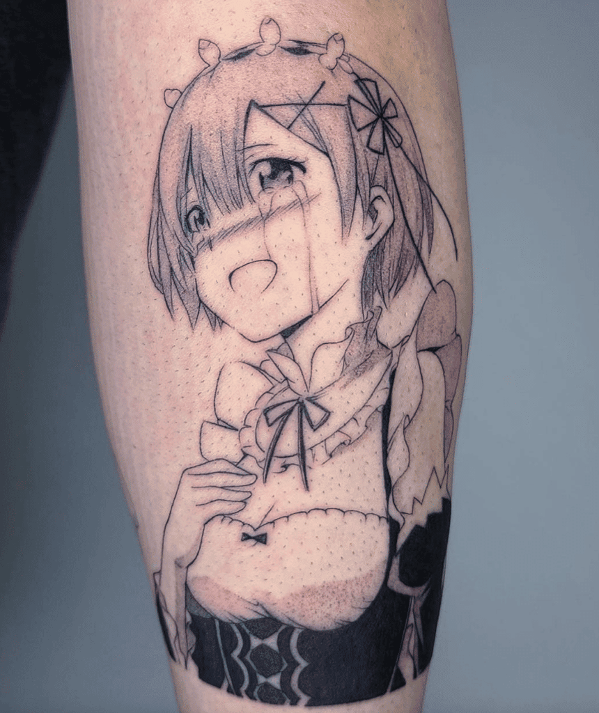 Rem Cry Re Zero Tattoo
