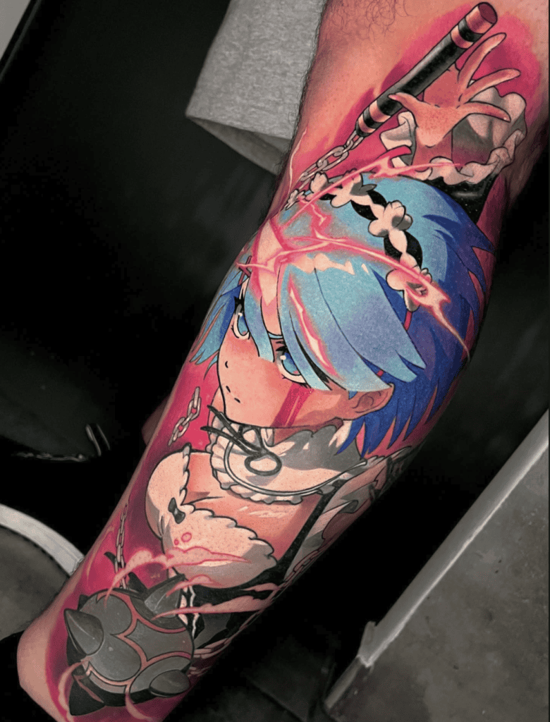 Rem Mace Re Zero Tattoo