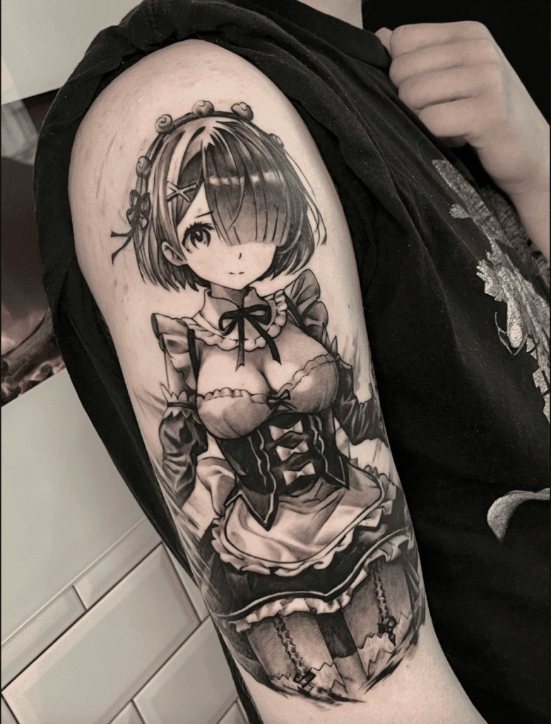 Rem Maid Re Zero Tattoo