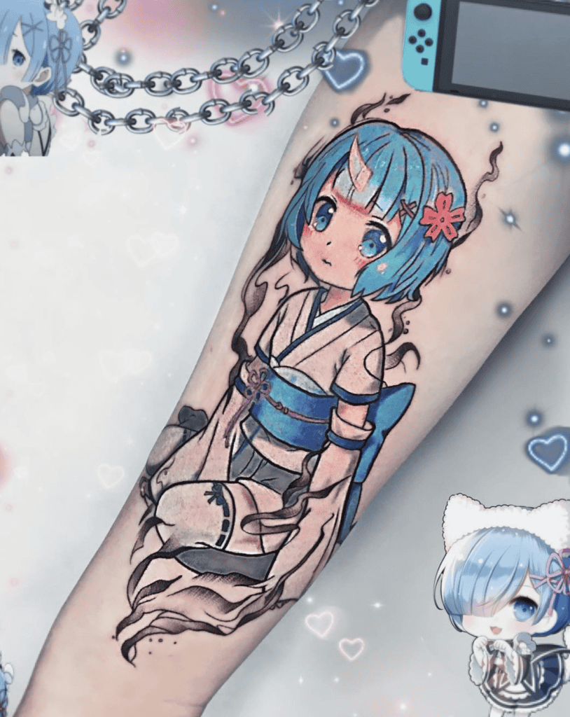 Rem Young Re Zero Tattoo