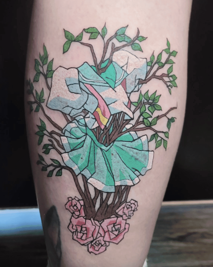 Revolutionary Girl Utena Dress Anime Tattoo