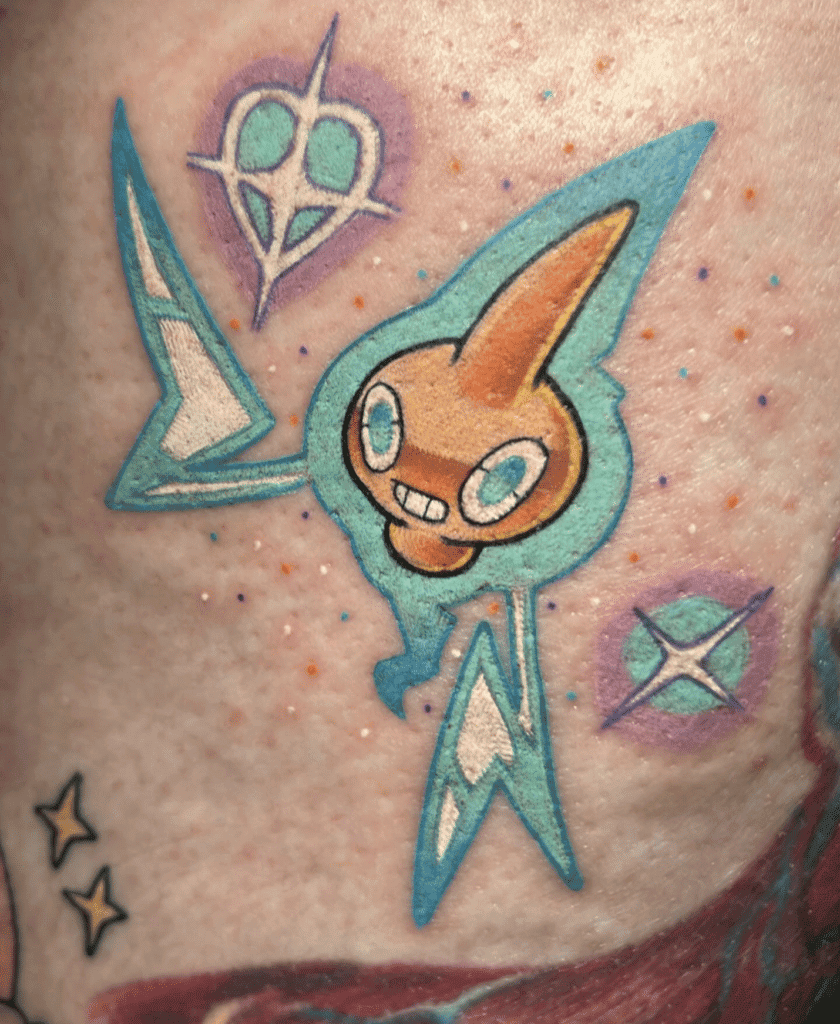 Rotom Simple Sinnoh Pokémon Tattoo