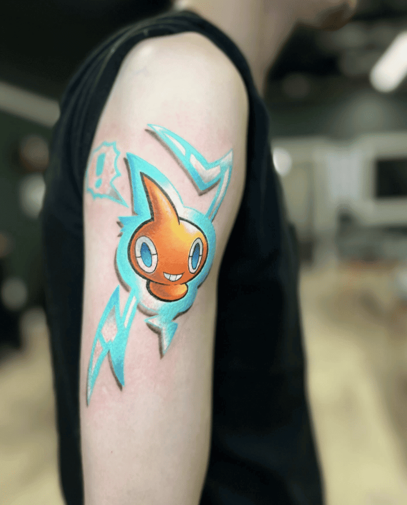 Rotom Sinnoh Pokémon Tattoo