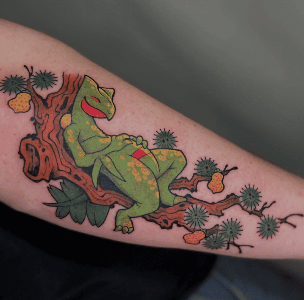 Sceptile Sleep Hoenn Pokémon