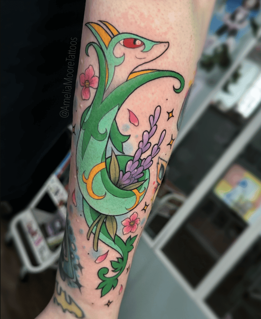 Serperior Unova Pokémon Tattoo
