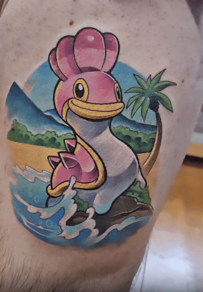 Shellos Sinnoh Pokémon Tattoo