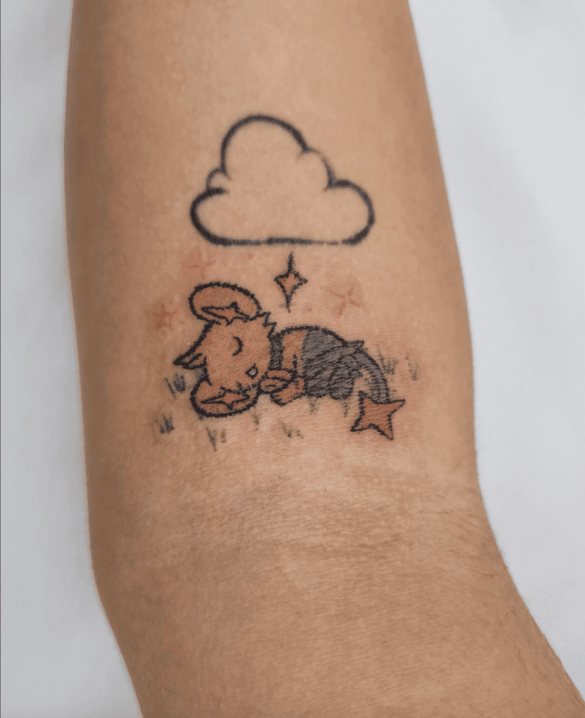 Shinx Shiny Sinnoh Pokémon Tattoo