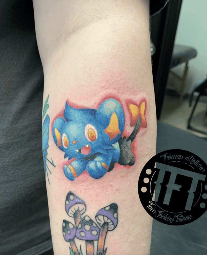 Shinx Sinnoh Pokémon Tattoo