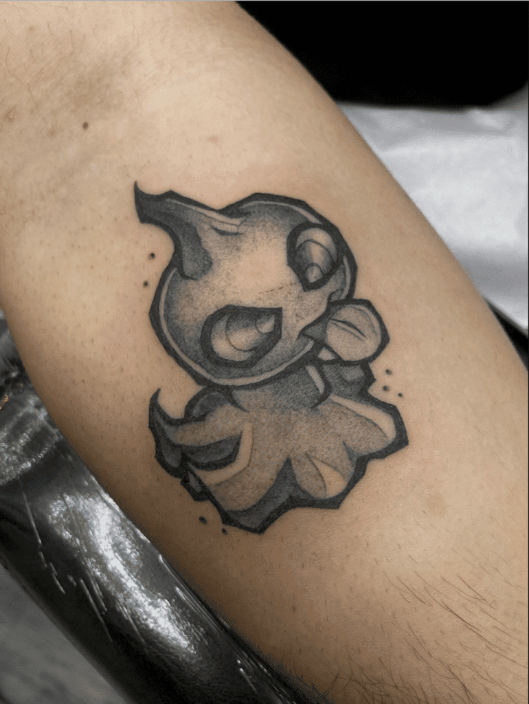 Shuppet Tounge Hoenn Pokémon Tattoo