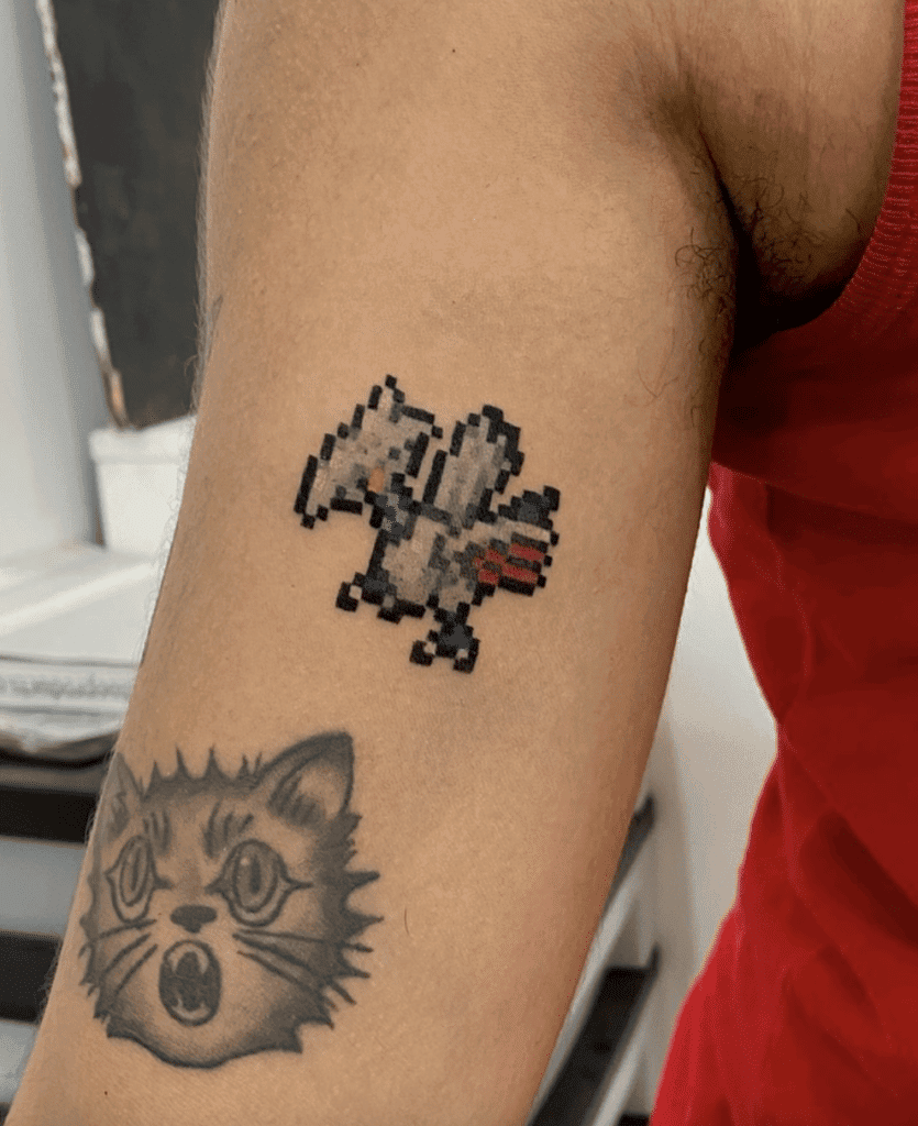 Skarmory Sprite Johto Pokémon Tattoo