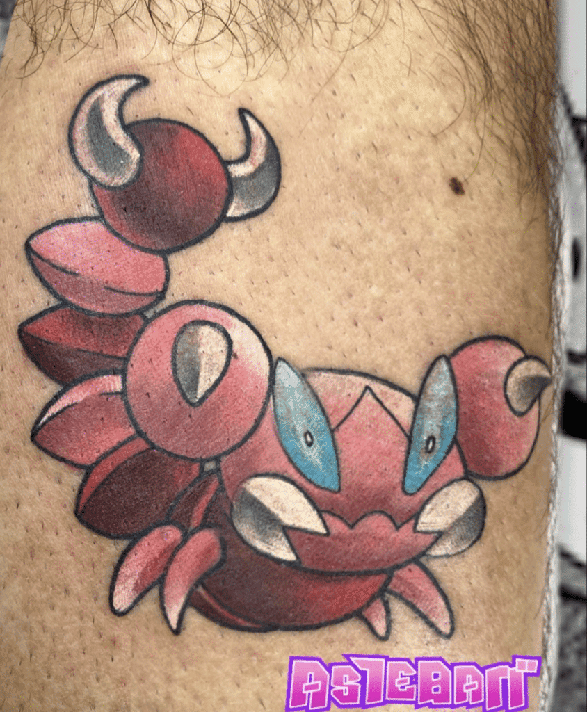 Skorupi Shiny Sinnoh Pokémon Tattoo