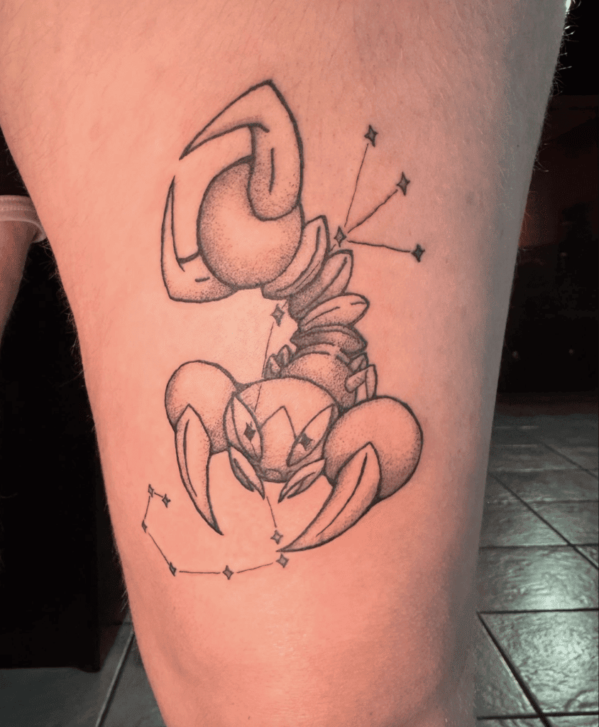Skorupi Stars Sinnoh Pokémon Tattoo