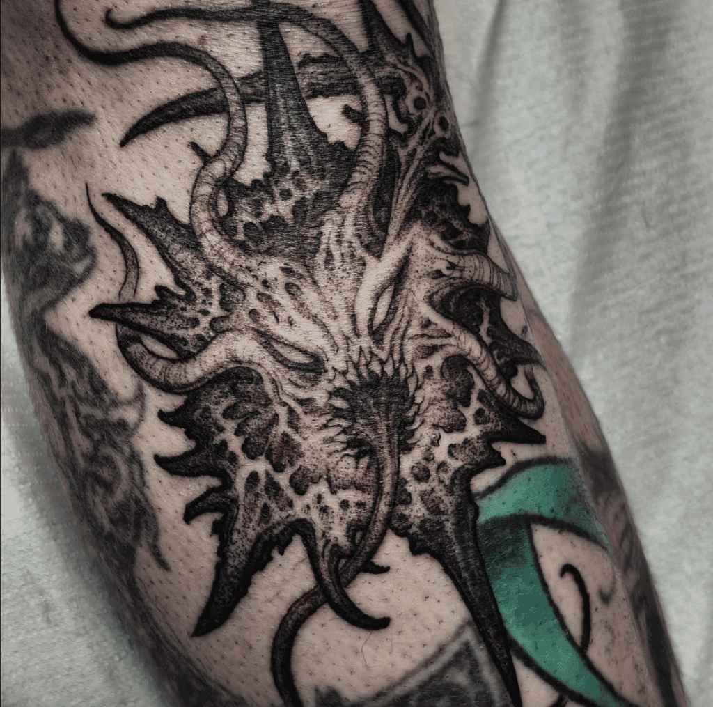 Slaanesh Mark Warhammer 40k Tattoo