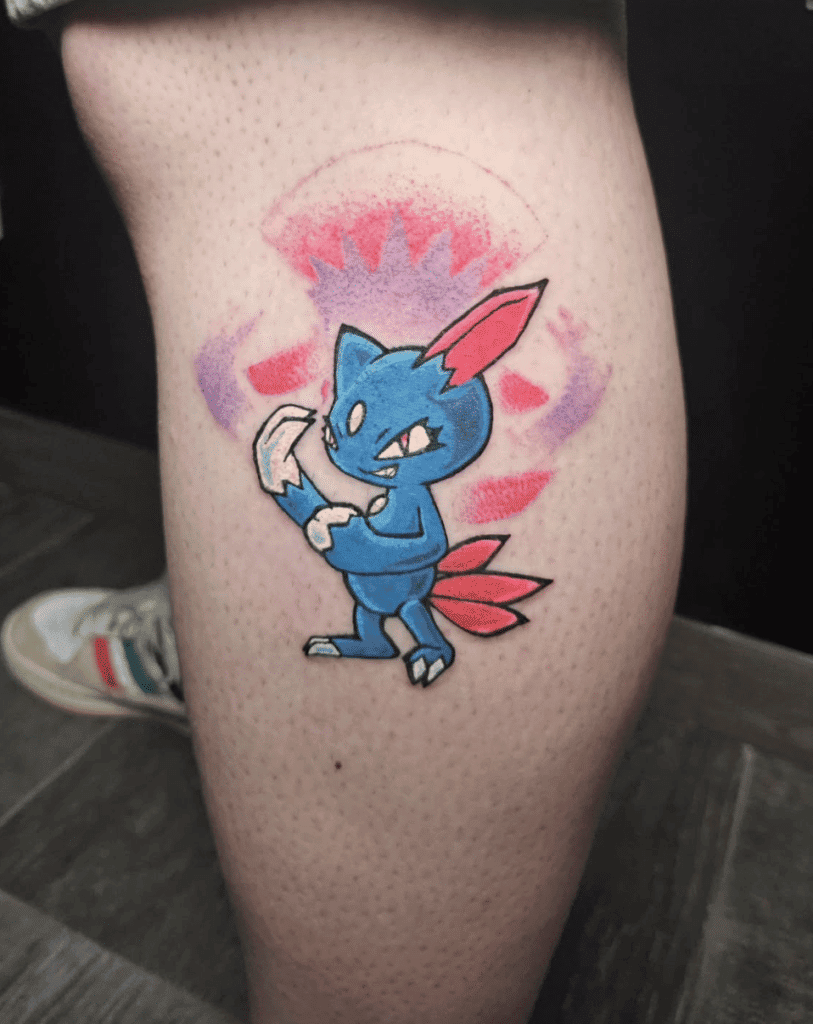 Sneasel Johto Pokémon Tattoo
