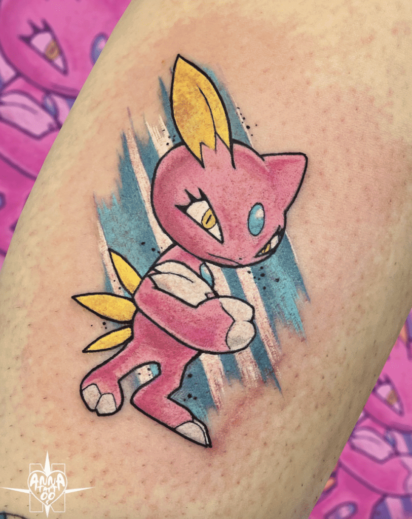 Sneasel Shiny Johto Pokémon Tattoo